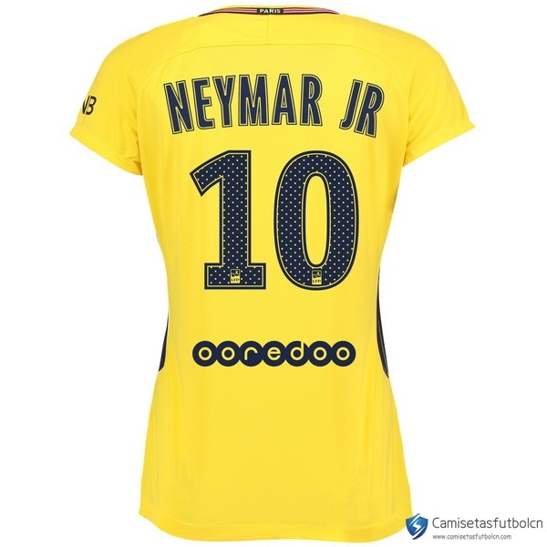 Camiseta Paris Saint Germain Mujer Segunda equipo Neymar JR 2017-18